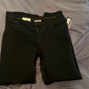 Tommy Hilfiger black jeans size 10 bootcut wide leg NWT